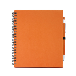 Блокнот LEYNAX ORANGE для нанесения логотипа