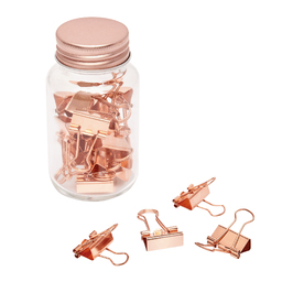 Скрепки в банке COPPER CLAMP для нанесения логотипа
