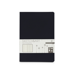 Скетчбук «Sketch & Art» 100 г/м2, soft-touch для нанесения логотипа