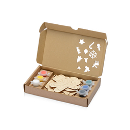 Подарочный набор для раскрашивания «Christmas Toys» для нанесения логотипа