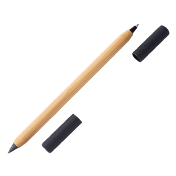 Вечный карандаш и ручка из бамбука «Black bamboo» для нанесения логотипа