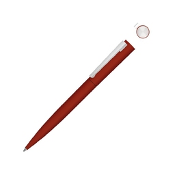 Ручка шариковая металлическая «Brush Gum», soft-touch для нанесения логотипа