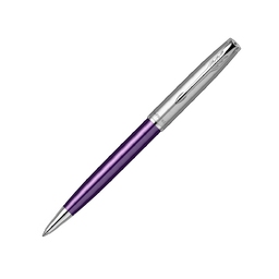 Ручка шариковая Parker «Sonnet Essentials Violet SB Steel CT» для нанесения логотипа