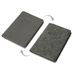 Двустороннее портфолио А5 «Felt» для нанесения логотипа