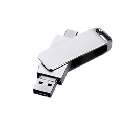 USB 3.0-флешка на 32 Гб 3-в-1 с разъемами Micro USB и USB-C для нанесения логотипа