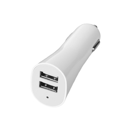 Адаптер автомобильный «Split», USB x 2 для нанесения логотипа