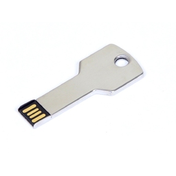 USB 2.0- флешка на 16 Гб в виде ключа для нанесения логотипа