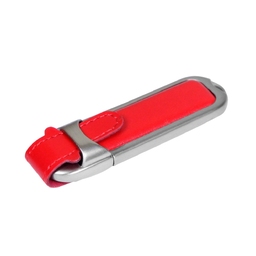 USB 2.0- флешка на 16 Гб с массивным классическим корпусом для нанесения логотипа