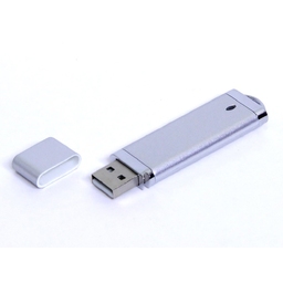 USB 3.0- флешка промо на 128 Гб прямоугольной классической формы для нанесения логотипа