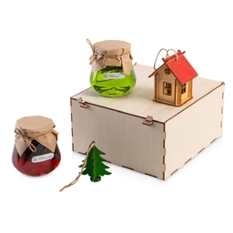 Подарочный набор «Decoration Deluxe» 2.0 с двумя видами варенья для нанесения логотипа