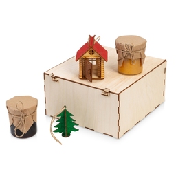 Подарочный набор «Decoration Deluxe» 2.0 с двумя видами варенья  для нанесения логотипа