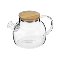 Заварочный чайник с бамбуковой крышкой «Sencha» для нанесения логотипа