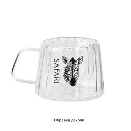 Кружка "Crystal" с нанесением "капсула Сафари" 180 мл для нанесения логотипа