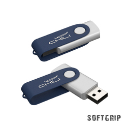 Флеш-карта "Vostok SOFTGRIP" 16 Гб, покрытие softgrip для нанесения логотипа