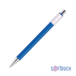 Ручка шариковая "Spin" с 6ти-гранным спиннером, покрытие soft touch для нанесения логотипа