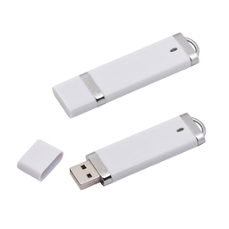 Флеш-карта USB 8GB "Абсолют", белая# для нанесения логотипа