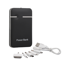 Зарядное устройство "Кругосветка" 5000 mAh, черный# для нанесения логотипа