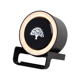 Bluetooth колонка-подставка "Smart Loud" с беспроводным (10W) зарядным устройством, лампой и подсветкой логотипа для нанесения логотипа
