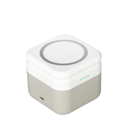 Беспроводная зарядная станция 3в1 15W Куб (Cube Wireless Magnetic) для нанесения логотипа