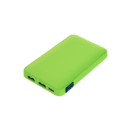 Внешний аккумулятор с подсветкой Анкор (Ancor) 5000 mAh, салатовый для нанесения логотипа