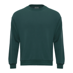 Свитшот унисекс STAN футер без начёса, 350, 96, Тёмно-зелёный,  (130)  (52/XL)