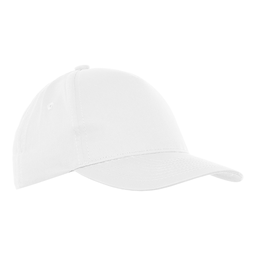 Бейсболка детская STAN 5 клиньев хлопок 150, 10J, Белый,  (10/1)  (52-54/ONE SIZE) для нанесения логотипа