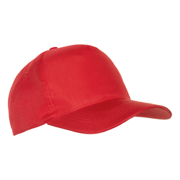 Бейсболка STAN 5 клиньев полиэстер 150, 10P, Красный,  (14)  (56-58/ONE SIZE)