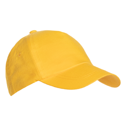 Бейсболка детская STAN 5 клиньев хлопок 150, 10JU, Жёлтый,  (12/1)  (52-54/ONE SIZE) для нанесения логотипа