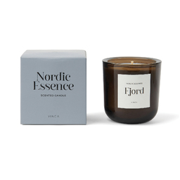 Большая ароматическая свеча VINGA Nordic Essence в стекле для нанесения логотипа