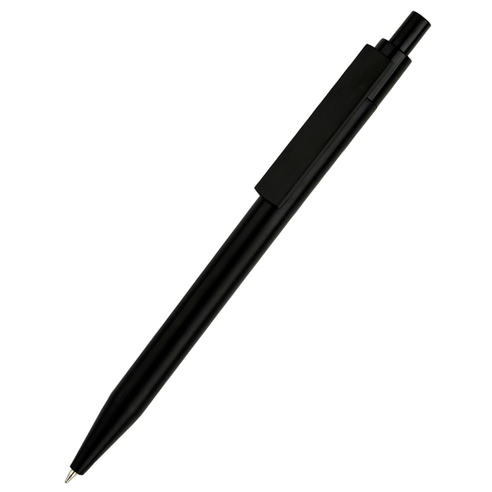 Ручка пластиковая Vector, чёрная для нанесения логотипа