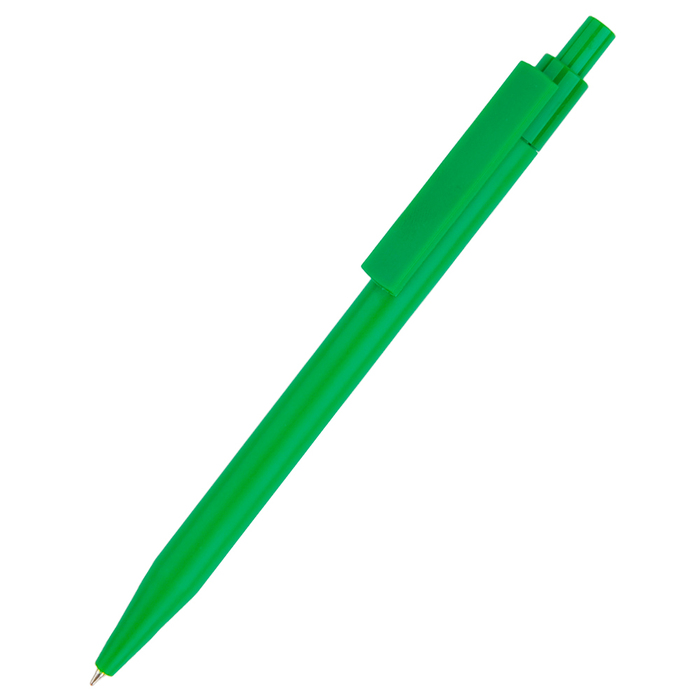 Ручка пластиковая Vector, зелёная для нанесения логотипа
