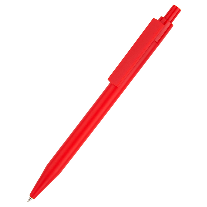 Ручка пластиковая Vector, красная для нанесения логотипа