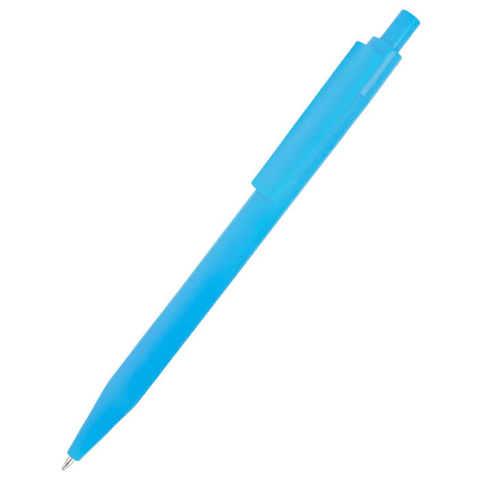Ручка пластиковая Vector, голубая для нанесения логотипа