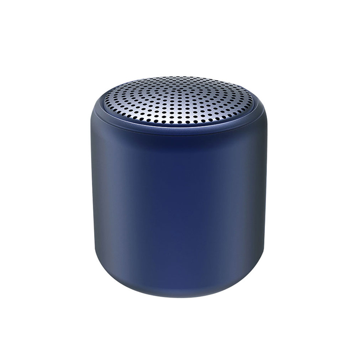 Беспроводная Bluetooth колонка Fosh, темно-синяя-S для нанесения логотипа