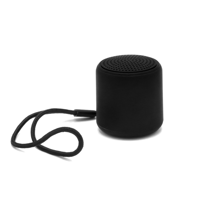 Беспроводная Bluetooth колонка Music TWS софт-тач, черный для нанесения логотипа