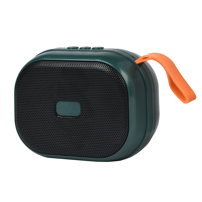 Беспроводная Bluetooth колонка Echo 3W, зеленый для нанесения логотипа