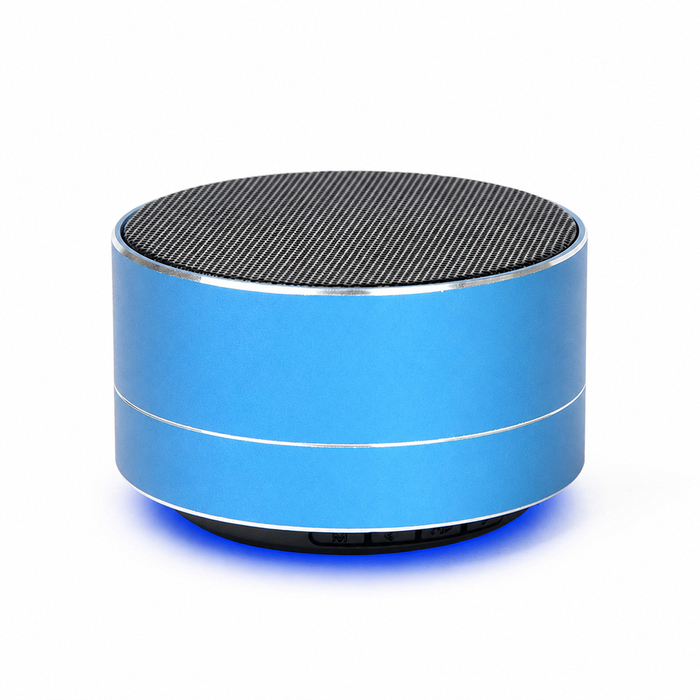Беспроводная Bluetooth колонка MuzOn, синий для нанесения логотипа