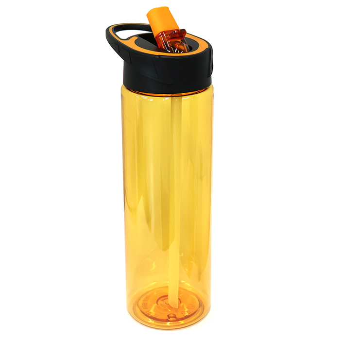 Пластиковая бутылка Mystik, оранжевая для нанесения логотипа