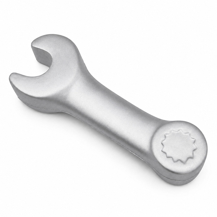 Антистресс Wrench, серебро для нанесения логотипа
