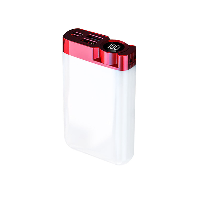 Внешний аккумулятор Strom, 10000 mAh, красный для нанесения логотипа