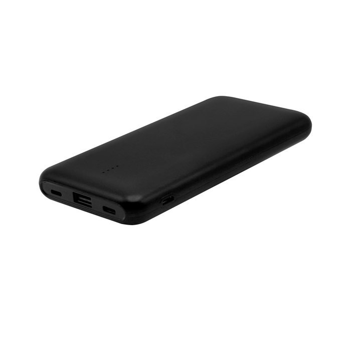 Внешний аккумулятор Saming, 10000mAh, черный для нанесения логотипа