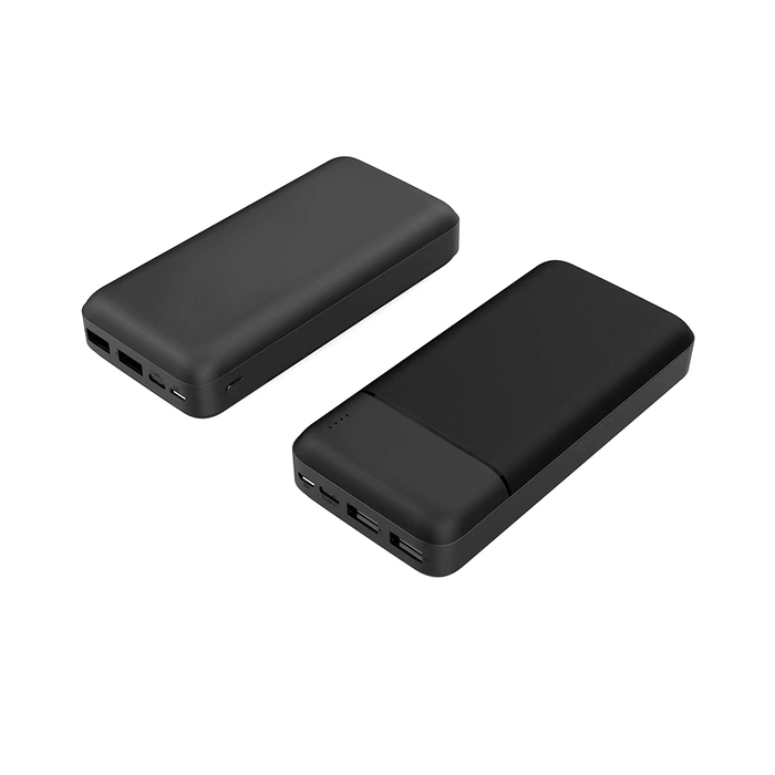 Внешний аккумулятор Vekta, 16000mAh, черный для нанесения логотипа