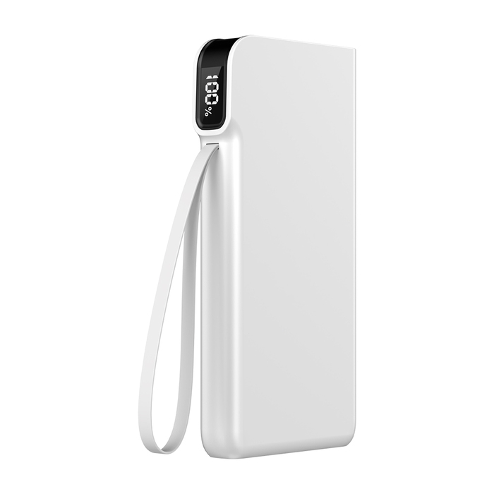 Внешний аккумулятор Cesare 10000 mAh, белый для нанесения логотипа