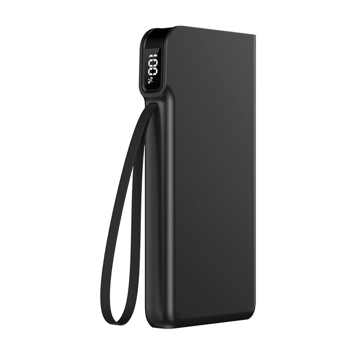 Внешний аккумулятор Cesare 10000 mAh, черный для нанесения логотипа