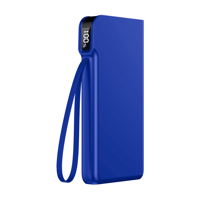 Внешний аккумулятор Cesare 10000 mAh, синий для нанесения логотипа
