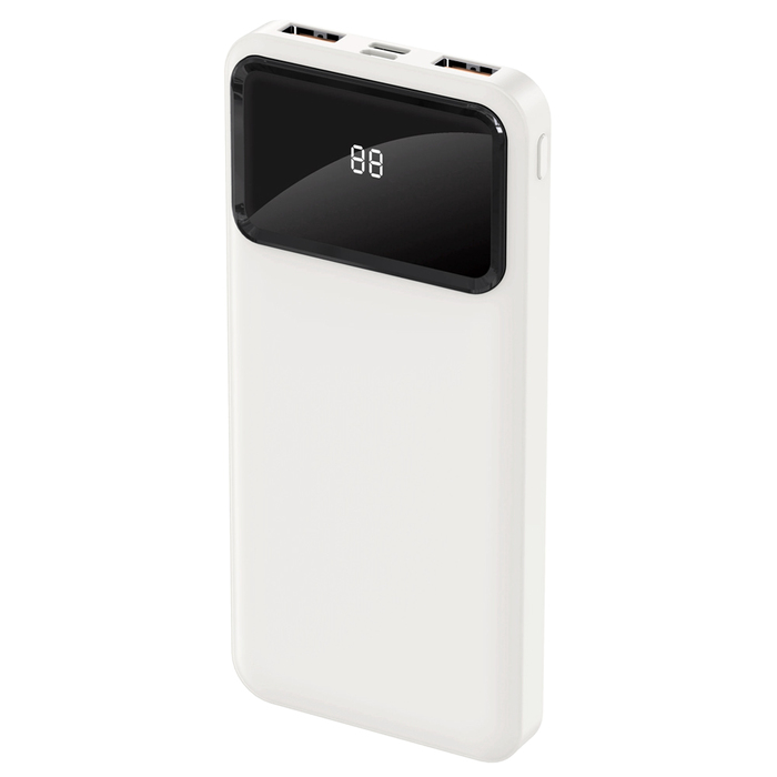Внешний аккумулятор Cypher 10000 Mah, белый для нанесения логотипа