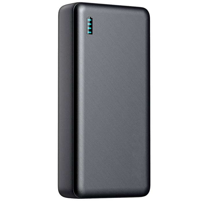 Внешний аккумулятор Belong, 20000 Mah, черный для нанесения логотипа