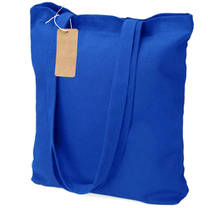 Сумка хозяйственная Bagsy easy To Go 105 г/м2, синяя для нанесения логотипа