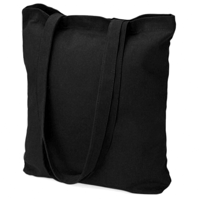 Сумка хозяйственная  Bagsy Super 220 г/м2, черная для нанесения логотипа