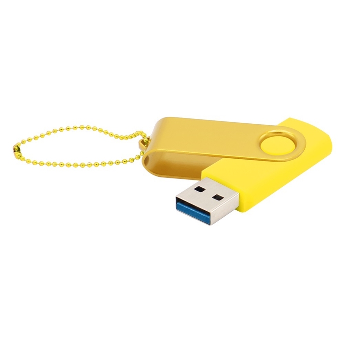Флешка Designer To Go 3.0 USB 64Gb, желтый для нанесения логотипа